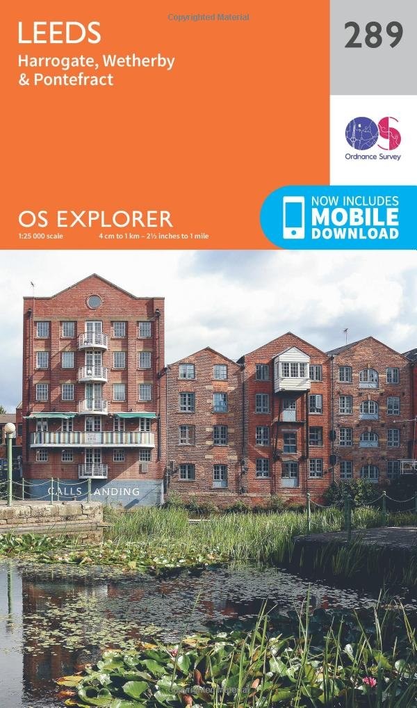 Leeds Map | Harrogate, Wetherby & Pontefract | Ordnance Survey | OS Explorer Map 289 | England | Walks | Hiking | Maps | Adventure - Image 4