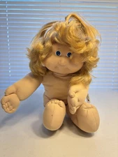 Cabbage Patch Kids 1978 -1982 Blonde Hair Blue Eyes Pigtail Doll