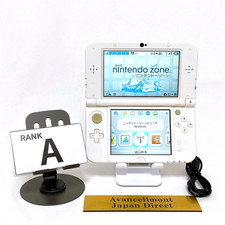 【Dual IPS】New Nintendo 3DS LL XL  Pearl WhiteConsole Japan Tested Rank A