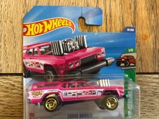 Hot Wheels 2025  CRUISE BRUISER Pink HW Reverse Rake 1/5 -SHORT CARD Hunt