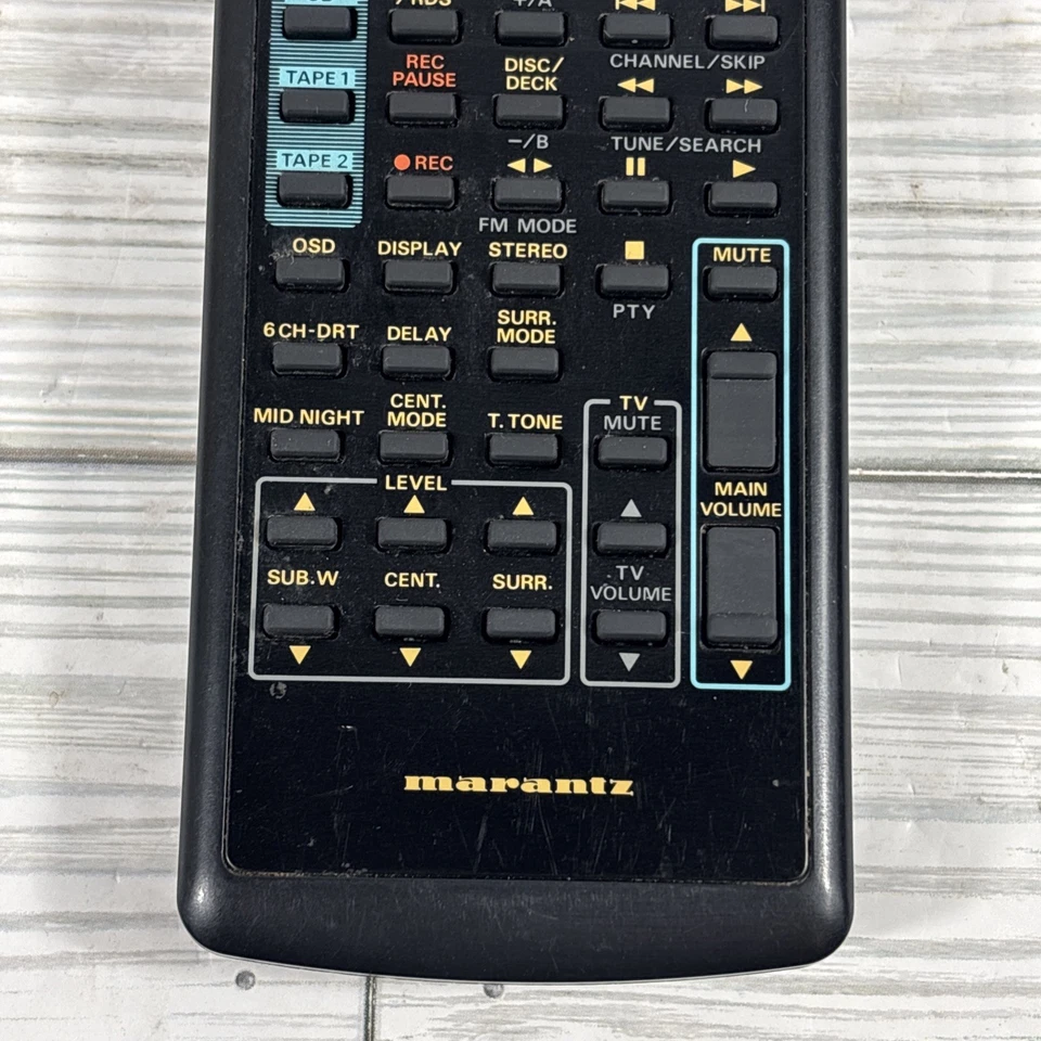 Controle remoto programável original do fabricante Marantz RC580SR para SR-580 SR585 - Imagem 2 de 4