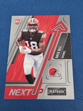 2022 Panini Playbook Next Up #NU-31 David Bell Cleveland Browns FOOTBALL Card 1A