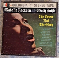 MAHALIA JACKSON - THE POWER AND THE GLORY- 7 1/2 IPS REEL TAPE 4 Track Stereo!