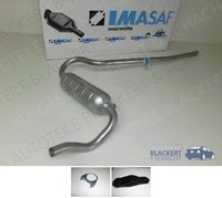Imasaf Auspuff Mitteltopf+ZubehöR für Lancia Fulvia Limo/Coupe 1.1+1.2 1964-1969