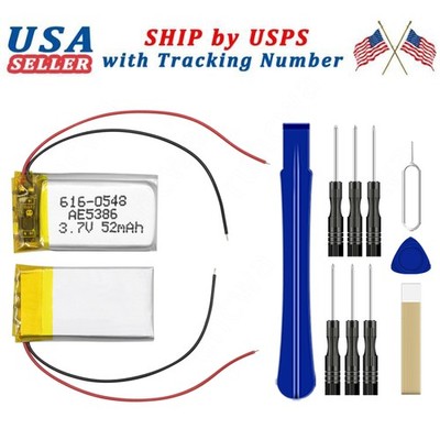 52mAh 616-0548 Battery For iPod Shuffle 4 5 6 4th 5th 6th Generation Battery