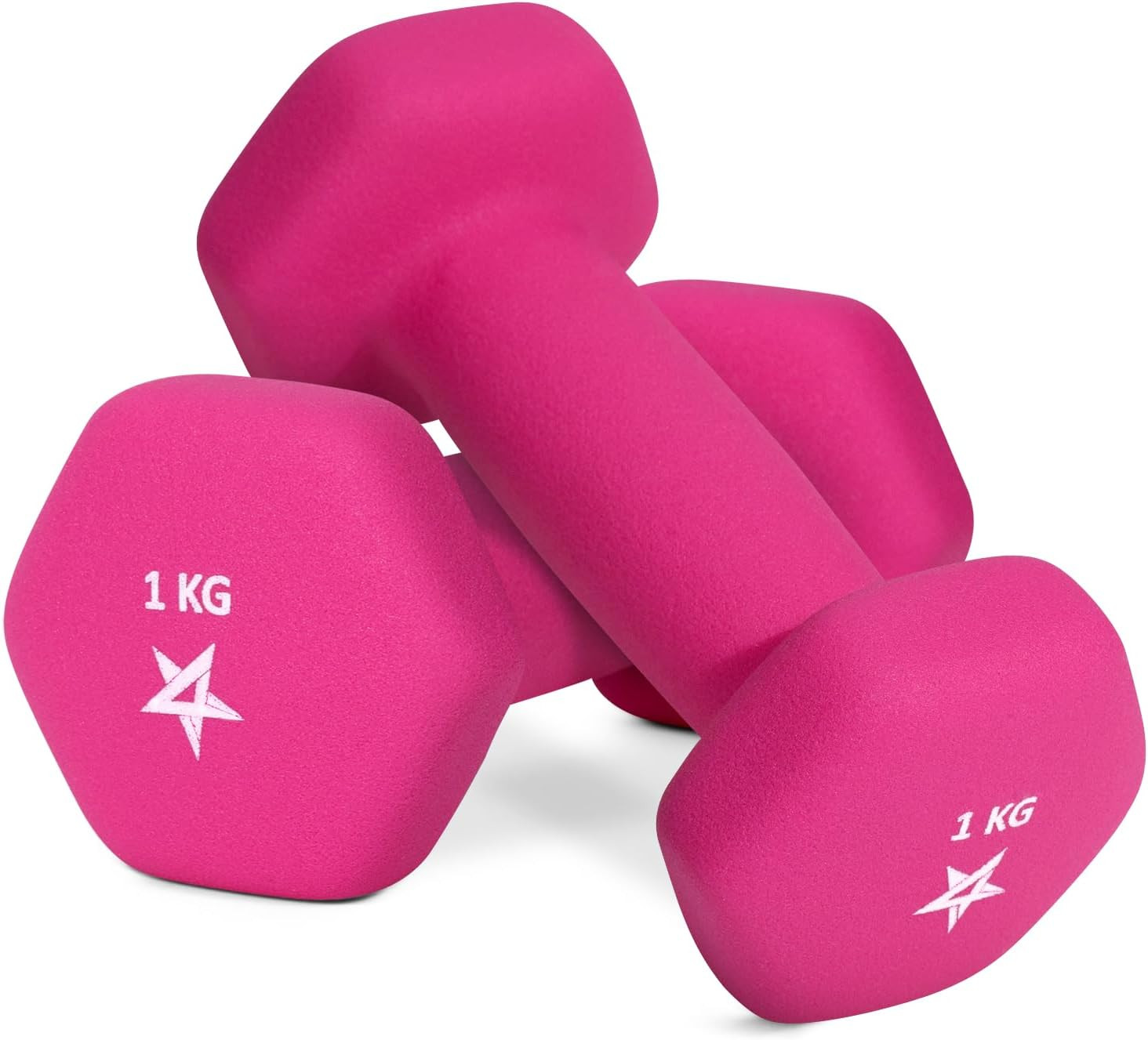 Set di Manubri Esagonali in Neoprene per Palestra