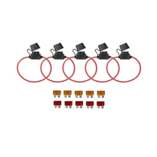 Automotive Car Truck in-line 18 Gauge Fuse Holder for Regular Standard Blade ...