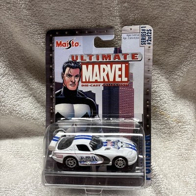 VTG 2002 Maisto SERIES 1 Ultimate MARVEL Die-Cast  #2 Punisher Dodge Viper GTS
