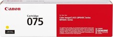 Genuine Canon 075 Toner Cartridge Yellow CRG-075 LBP646 MF665 Sealed