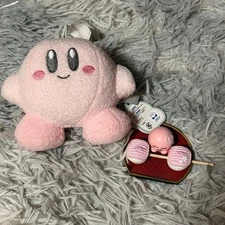 Kirby Plush & Figure Set  Cute Smile Design  Brand New!  Great for