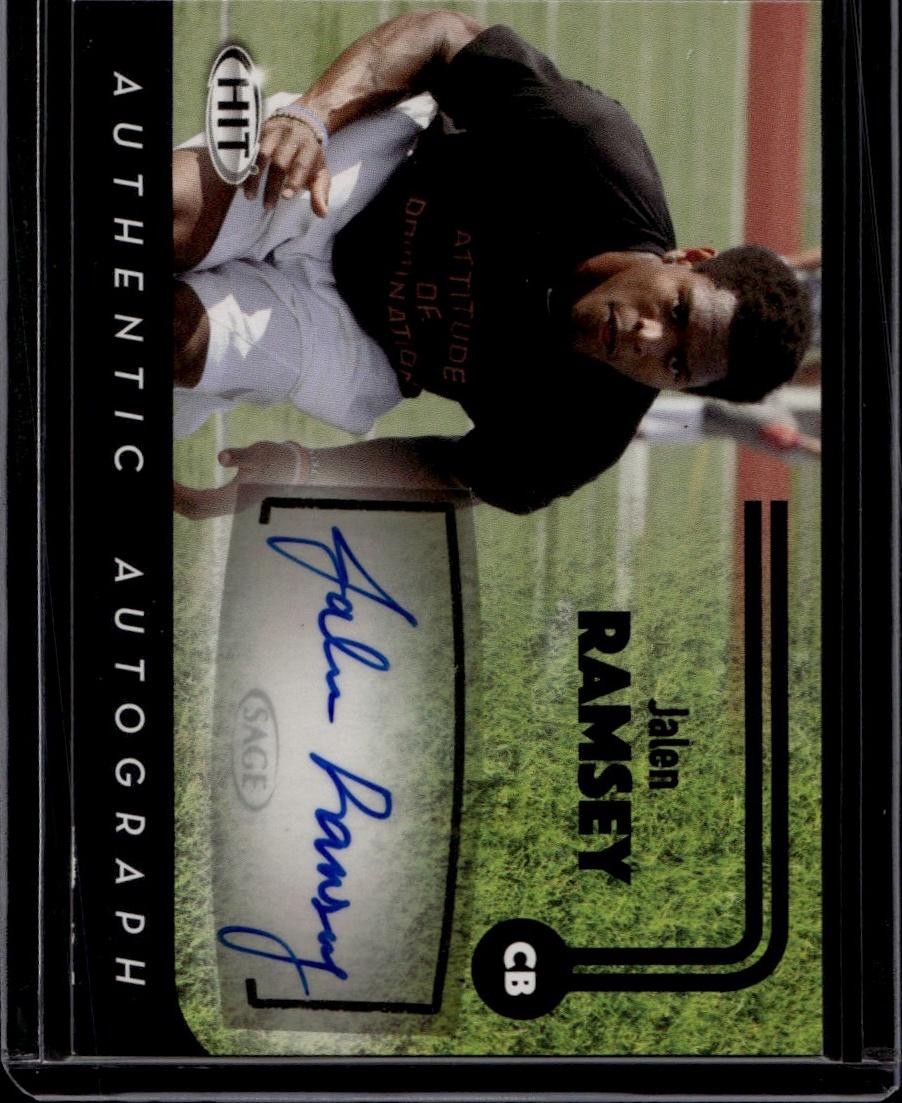 Jalen Ramsey SA-GE Hit Autograph #A30 Base