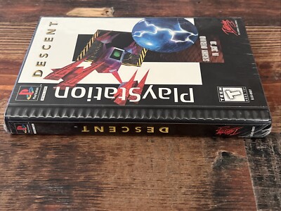Descent Sony PlayStation 1, 1996 Longbox Sealed Rare Vintage First