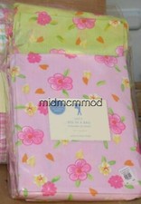 NEW Pottery Barn Kids LUCY TWIN Duvet Sham Sheet 5pc Floral CompleteBed CAMP H T