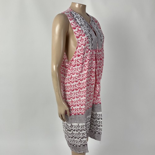 Vestido para mujer Bell by Alicia Bell seda algodón medio corbata frontal boho diseñador W17 - Imagen 7 de 9