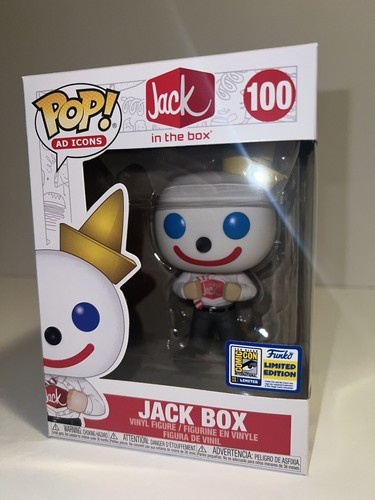Funko Pop! Ad Icons Jack Box San Diego Comic Con Funko Exclusive with protector - Picture 2 of 7
