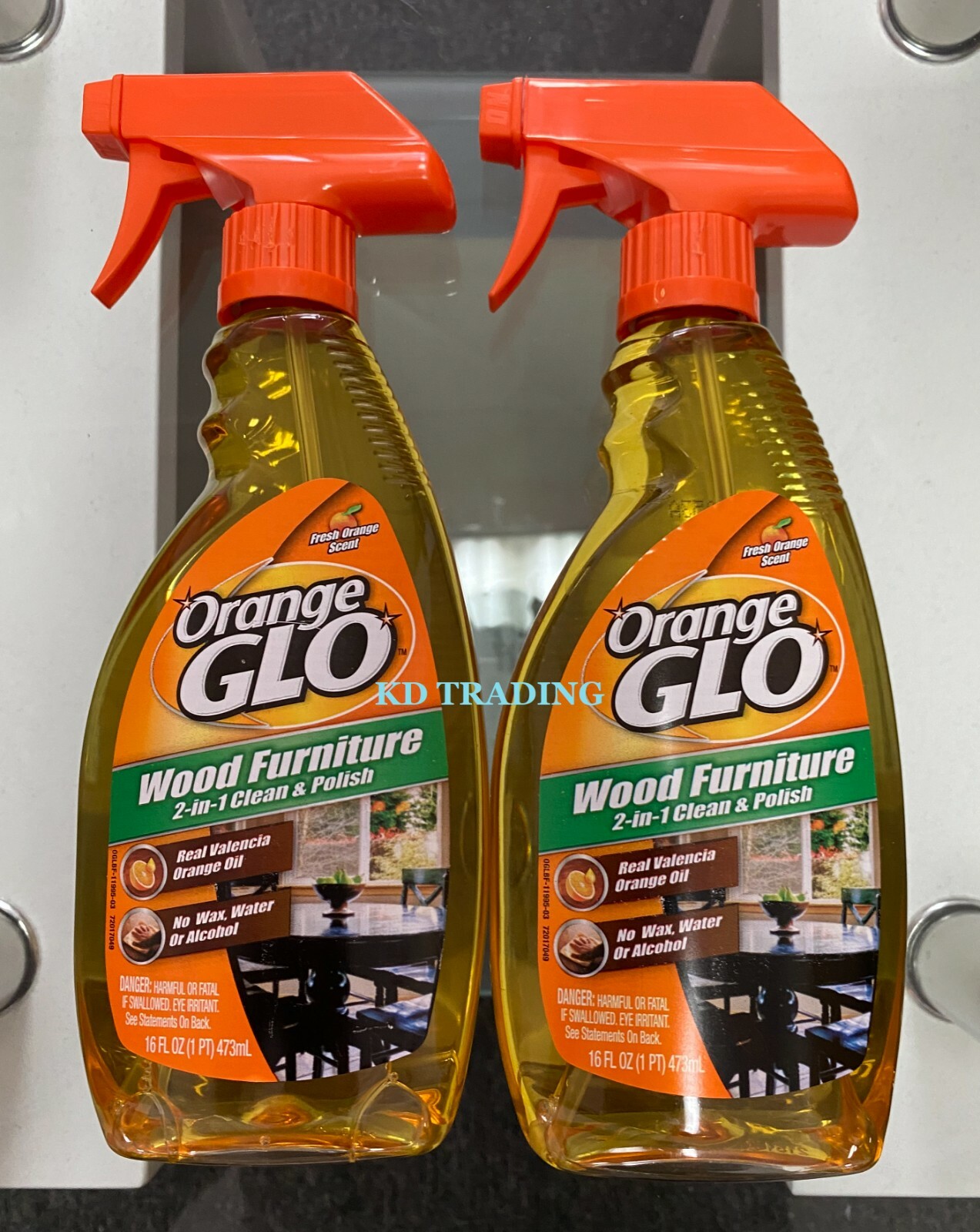 (2Pack) ORANGE GLO Wood Furniture Valencia Orange Oil CLEANER & POLISH