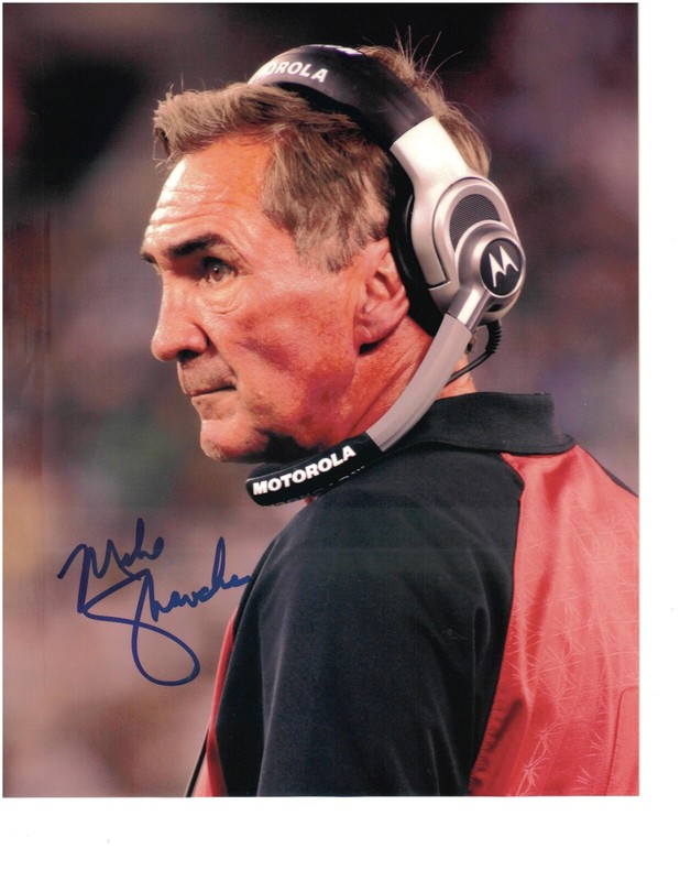 Mike Shanahan autographed 8 x 10 photo
