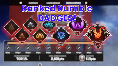 Apex Legends Ranked Rumble Badge Boost | Top 100 | PS/XBOX/PC | Message First!