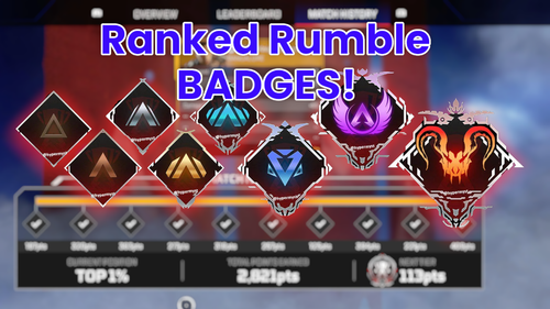 Apex Legends Ranked Rumble Badge Boost | Top 100 | PS/XBOX/PC | Message ...