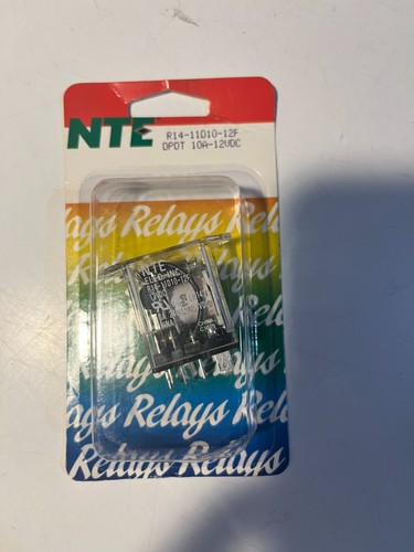 NTE R14-11D10-12F, Relay 12 VDC Coil, DPDT, 10 Amp, | eBay
