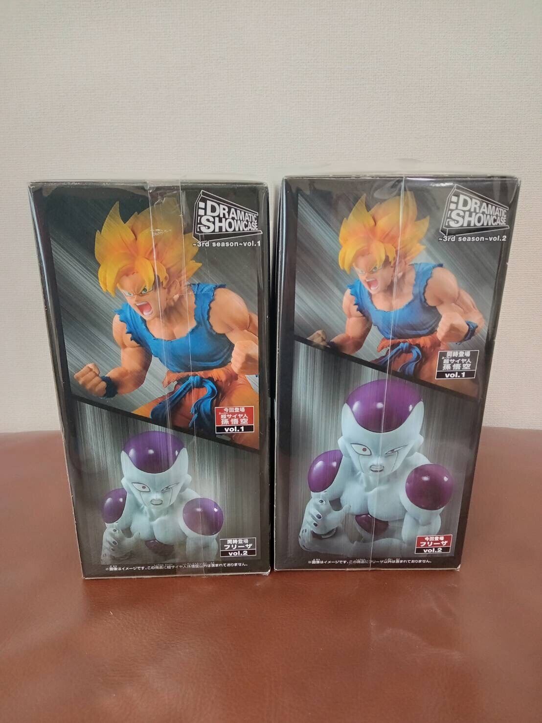 2pcs/set Orginal Bandai Dragon Ball Z Dramatic Showcase Freeza