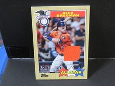 #3689 2022 TOPPS 1987 ALL STAR RELIC ALEX BREGMAN #87ASRAB