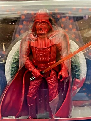 Hasbro Star Wars 2005 HOLIDAY EDITION Holiday Darth Vader RED