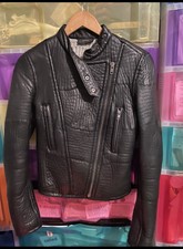 Joseph Real Lambskin Leather Jacket Coat Medium