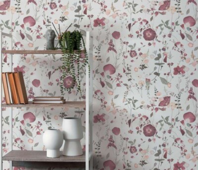 EUR 4,22/qm/ Tapete A.S. Creation 39746-1 Floral Blumen Landhaus Weiß Mehrfarbig