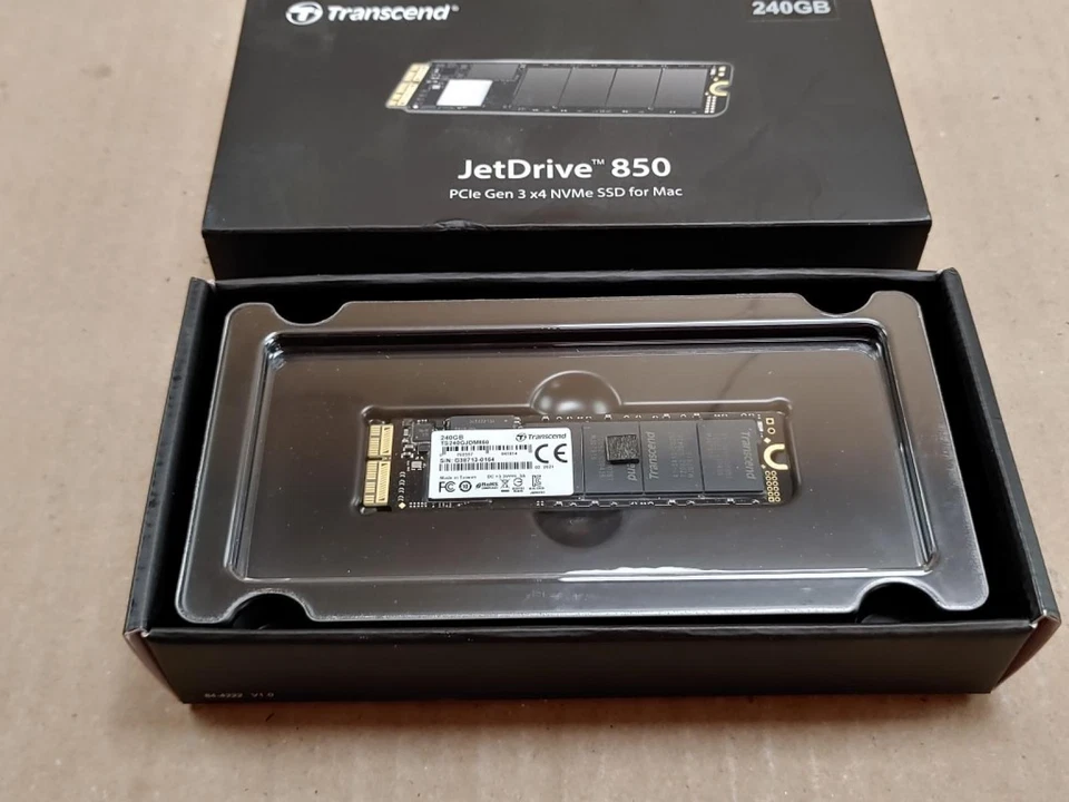 240GB Transcend JetDrive 850 NVME Thunderbolt PCIe SSD Upgrade for Macbook - Image 3 of 4