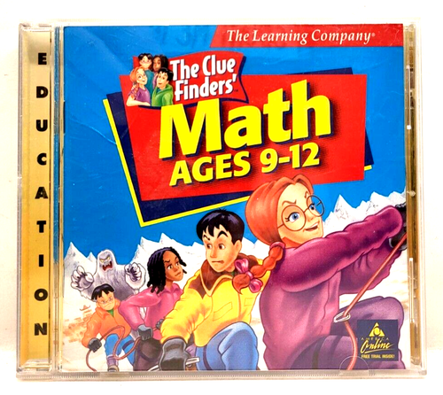 1998 THE CLUE FINDERS Math Adventures Ages 9-12 Win95/98 CD-ROM Education - Picture 2 of 3
