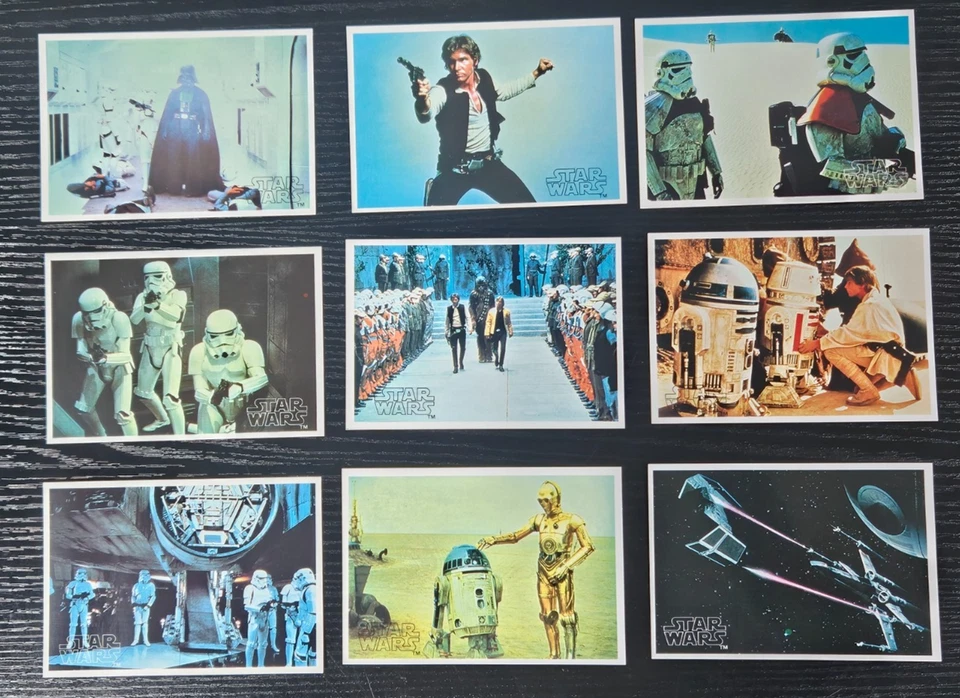 36 Card 1977 Star Wars Topps Yamakatsu Large Japanese Complete Card Set S3 - Image 2 of 4
