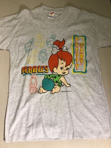 Vintage 1992 Artex Kieselsteine ""Pretty Baby"" Flinstones T-Shirt Größe Large in EUC - Bild 1 von 9