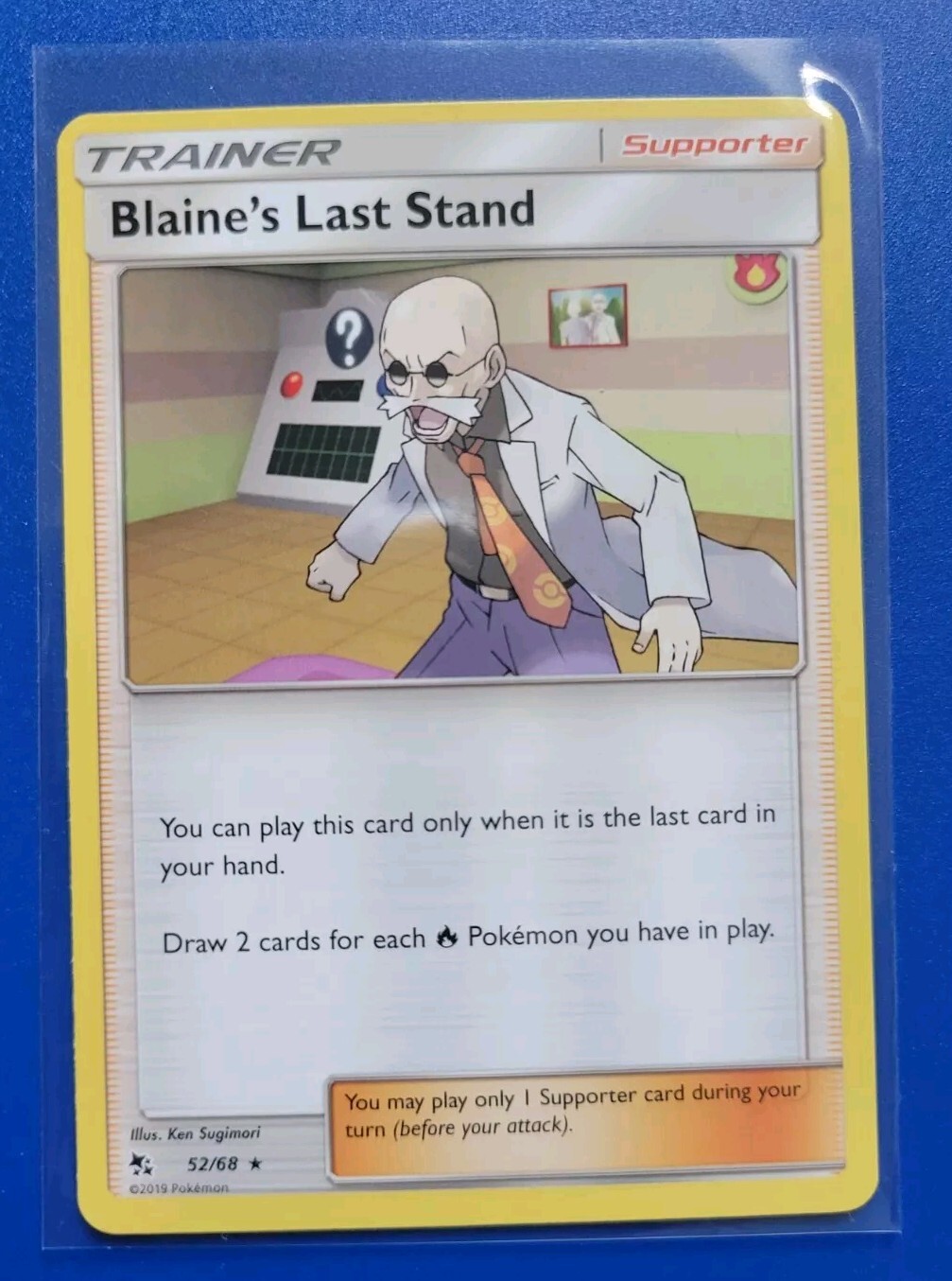 Pokemon TCG Hidden Fates: Blaine's Last Stand (52/68) - Rare - Near Mint