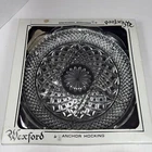Vintage Anchor Hocking Wexford Divided Glass Serving Dish Tray Scalloped Edge