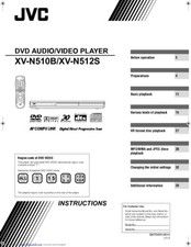 JVC XV-N512S XV-N510B DVD Player Owners Instruction Manual Reprint