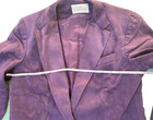 PURPLE SKIRT & JACKET SET - WOMEN'S Size 10 - Polyester, Ultrasuede ABE SCHRADER — photo 6