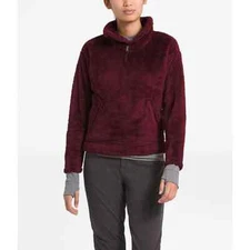 Women's The North Face Furry Fleece Coat Top Fleece 2 Full Zip New