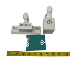 Martha Stewart Layered Flower Paper Craft Punch Corner Punch & Edge Border Punch