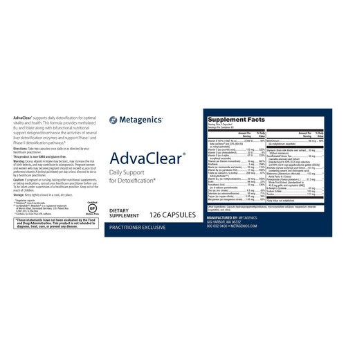 Metagenics - AdvaClear (42caps)