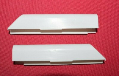 Weru Abdeckkappen rechts und links weiß Länge 95mm/80mm