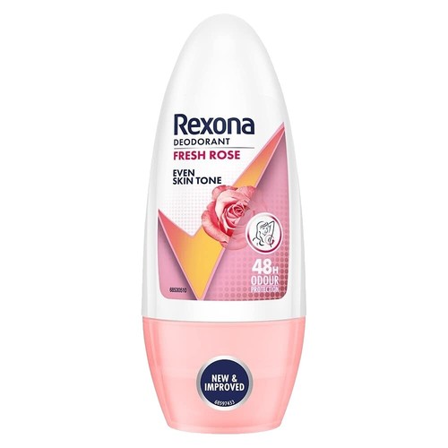 Rexona Powder Dry Brightening Roll-On Deodorant, 50ml (Pack of 12