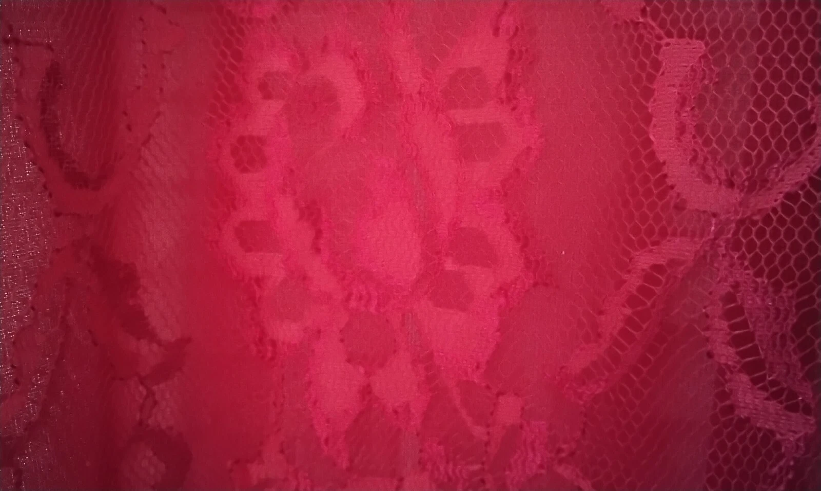 UNDERCOVER Abito da notte vintage sottocoperta in pizzo rosso Taglia S M Nuovo senza etichette