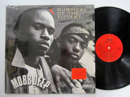 Mobb Deep 12" Survival Of The Fittest 1995 Hip Hop VG++ "SRC" matrix a8665