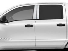 Stainless Chrome Pillar Posts 4pcs Qaa Door Trim For Nissan Titan Crew 2016-2020