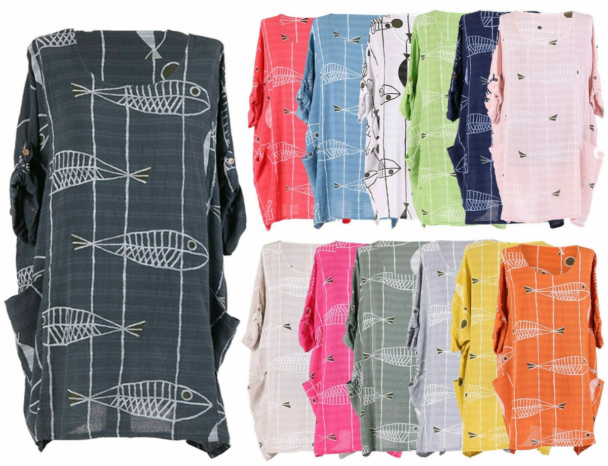 UOWEG Abito Estivo Da Spiaggia Da Donna Abito A Maniche Larghe Con - Foto 8