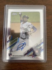 2021 Topps Chrome Enoli Paredes RC Auto Rookie Astros