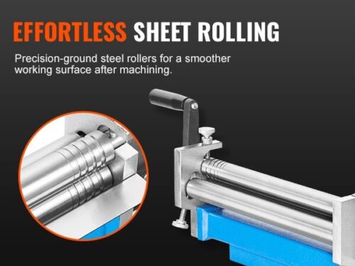 VEVOR Slip Roll Maschine, 12,6 Zoll Umformbreite in 20 Stärke Kapazität, Blatt M - Bild 3 von 7