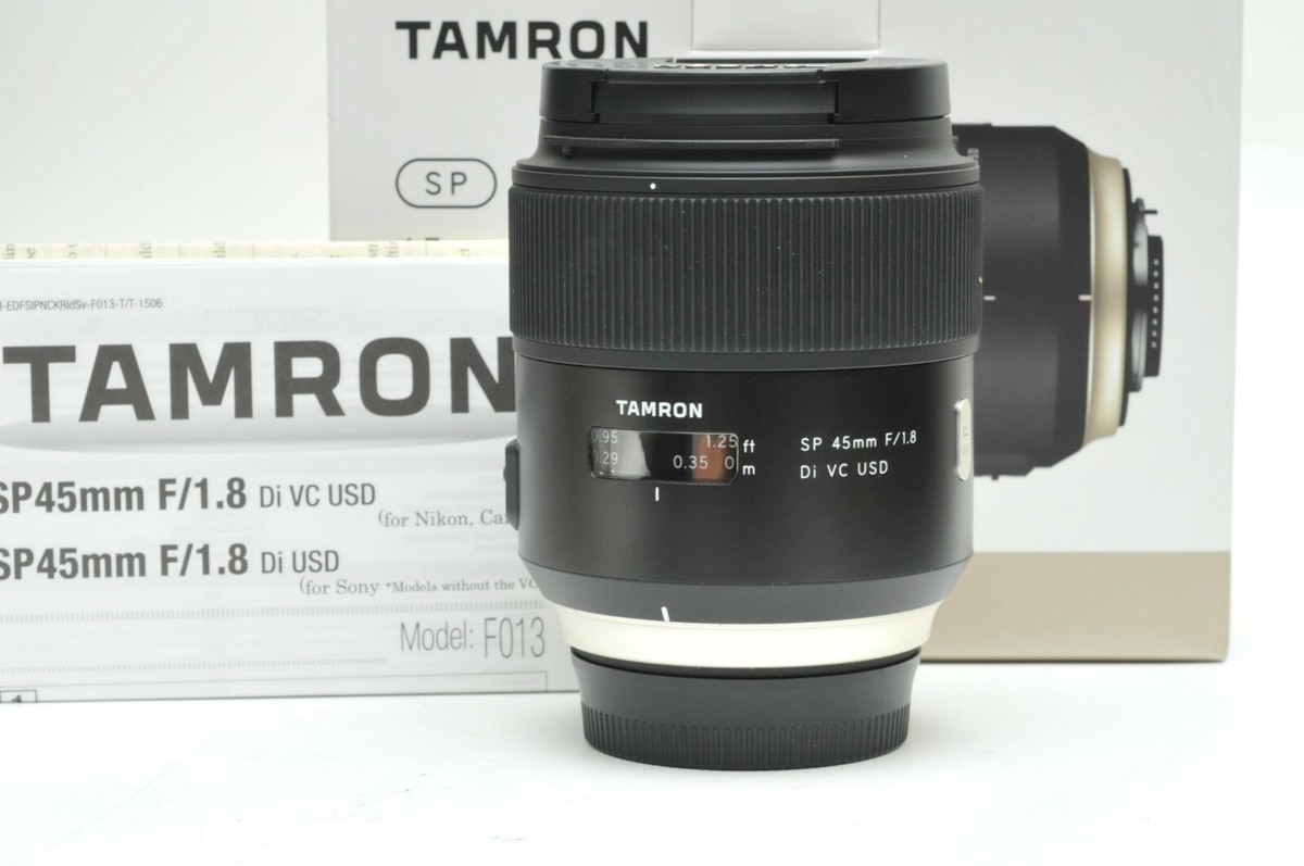Tamron SP 45mm F1.8 Di VC USD Lens F013 For Nikon F DSLRs | eBay Tamron SP 45mm F1.8 Di VC USD Lens F013 For Nikon F DSLRs | eBay
