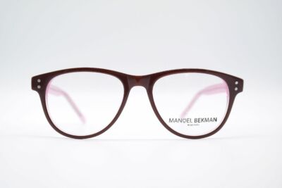 Manoel Bekman Rio Gallegos 50 16 140 Brown Oval Glasses Frame New